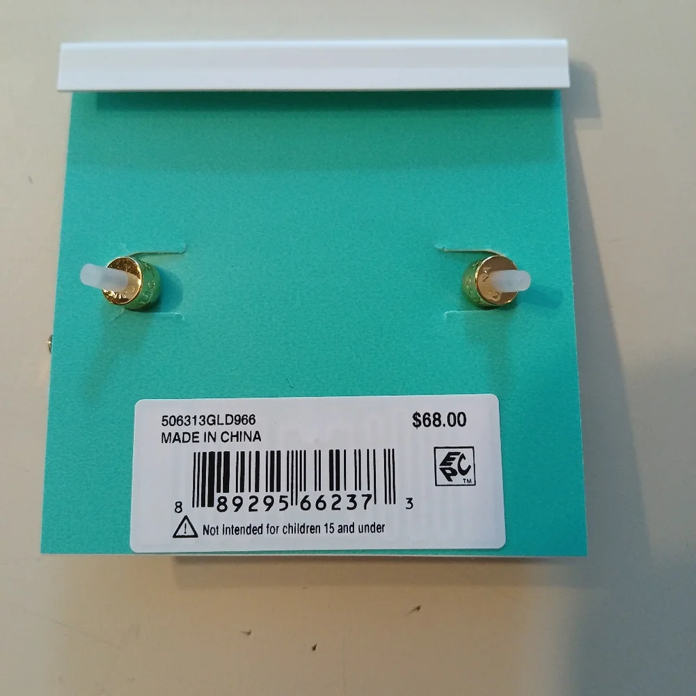 Kurt Geiger NWT STUNNING Iradescent Hoops With Dustbag VERY UNIQUE - Picture 6 of 6